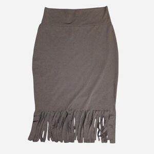 No-brand Women's Brown and Black Skirt